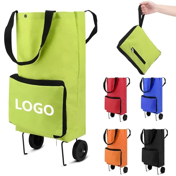 Collapsible Shopping Bag with Wheels