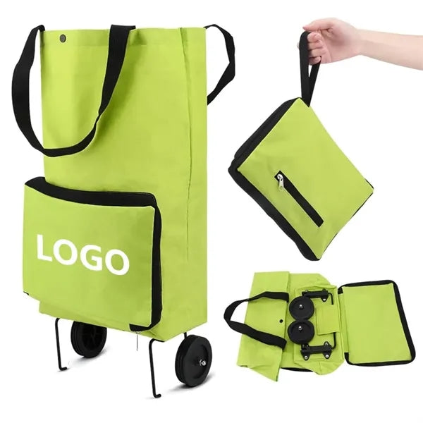 Collapsible Shopping Bag with Wheels