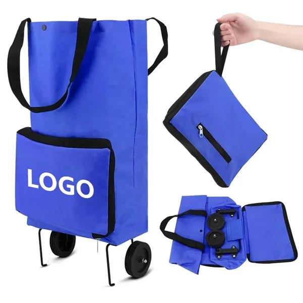 Collapsible Shopping Bag with Wheels