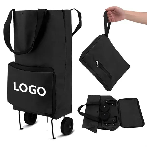 Collapsible Shopping Bag with Wheels