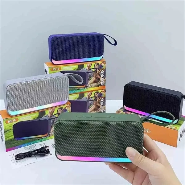 Portable Bluetooth Speaker With LED