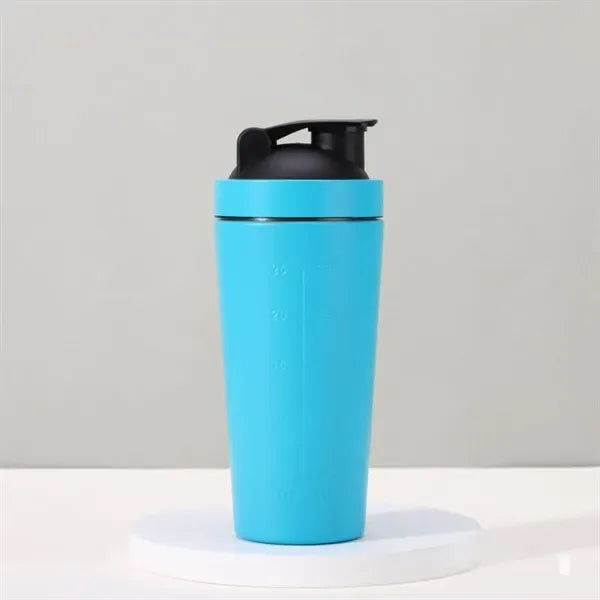 25oz Stainless Steel Protein Shaker Bottle with Mixing Ball