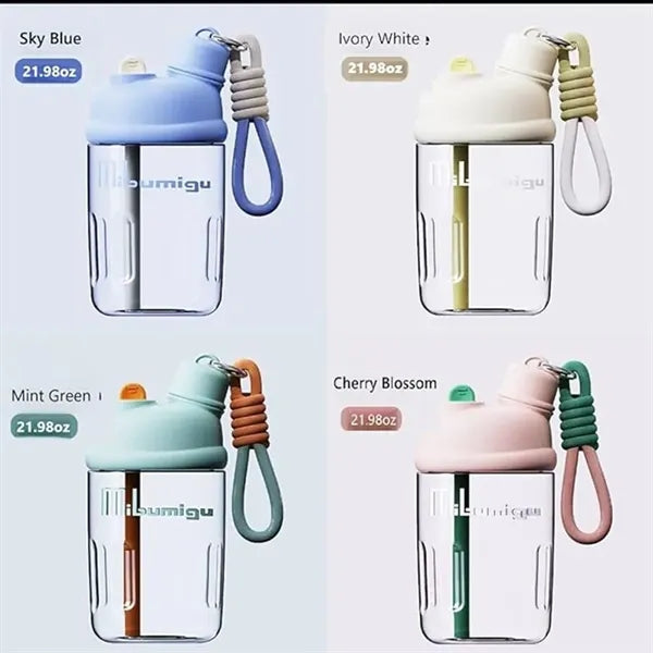 Double Drink Sports Water Bottle