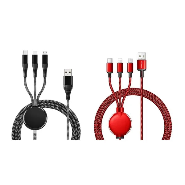 Illuminated Logo 3 in 1 Charging Cable
