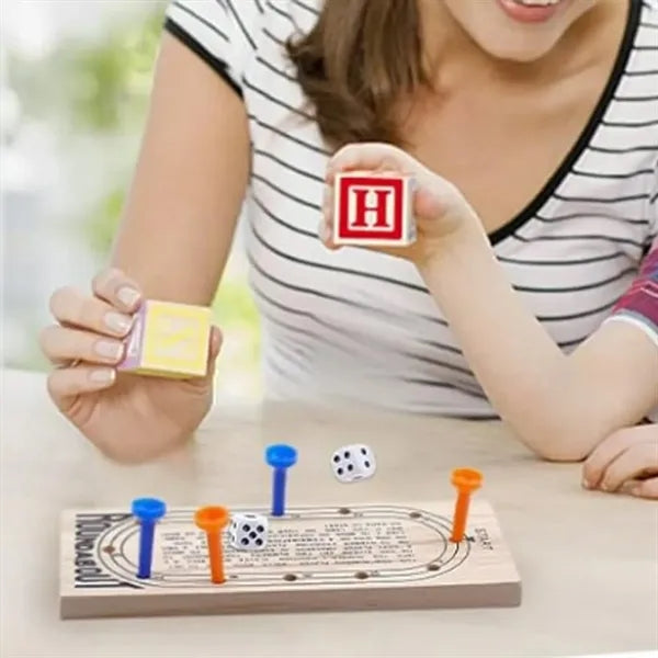 Wooden Peg Game Set 5 Pack with Custom Logo Option