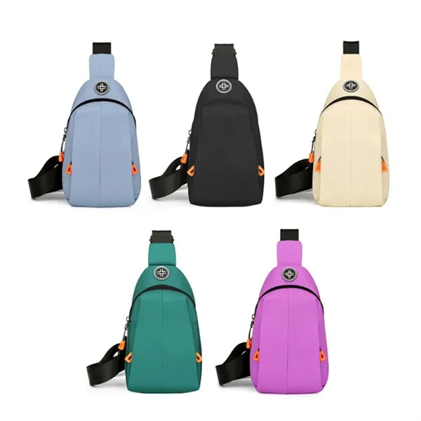Travel Outdoor Crossbody Sling Bag w/ Headphone Jack