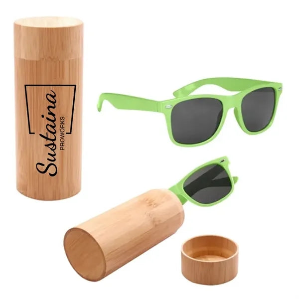 Natural Bamboo Sunglasses Case