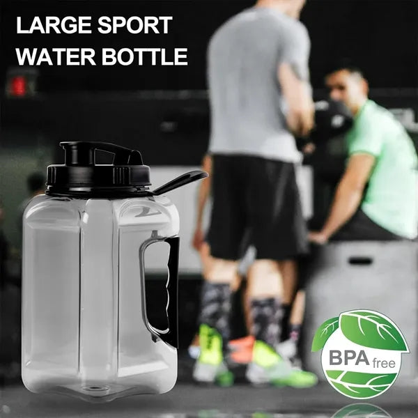 Large capacity gym office fitness bucket sports water bottle