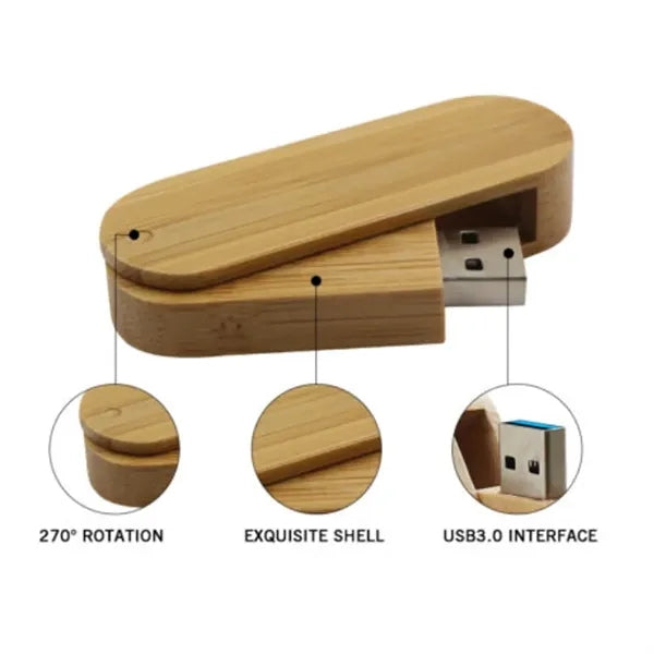 Natural Wooden USB Flash Drive 32GB