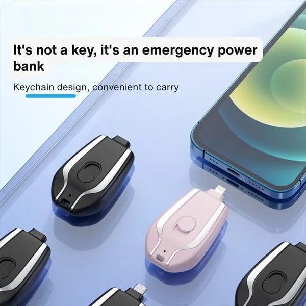 Mini Emergency Portable Mobile Phone Keychain Power Bank