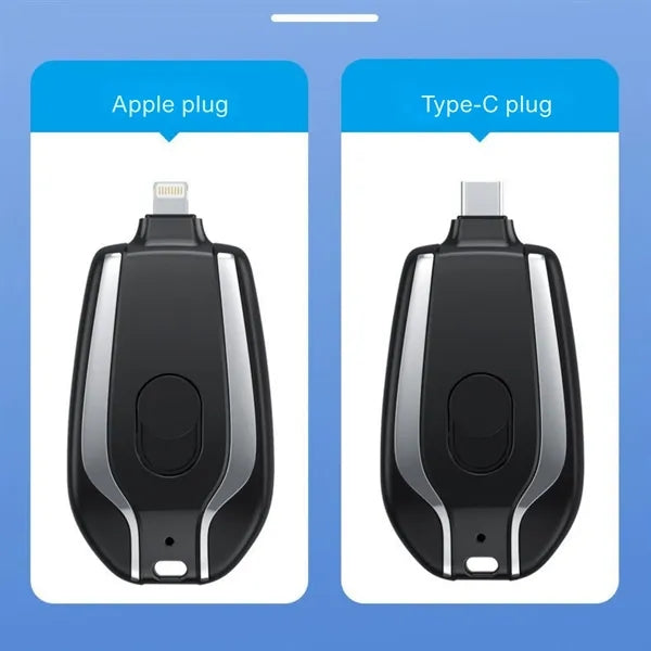 Mini Emergency Portable Mobile Phone Keychain Power Bank