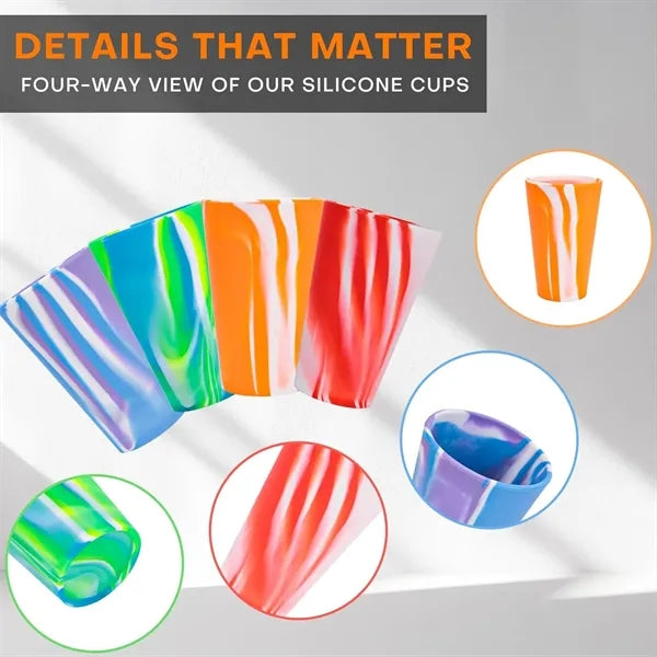 16oz Unbreakable Silicone Cup Drinkware