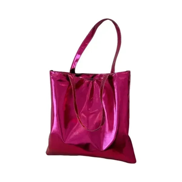 Handbag Laser Shiny PU Leather Tote Bag