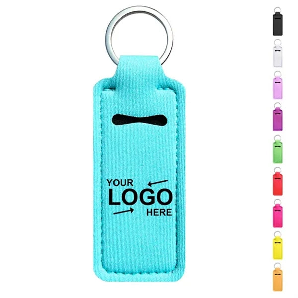 Neoprene Lipstick Keychain Holder