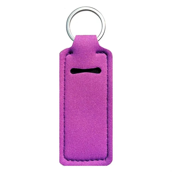 Neoprene Lipstick Keychain Holder