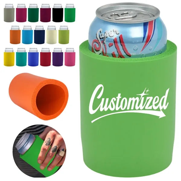 NBR Foam Can Cooler Sleeve in Assorted Colors