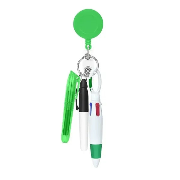 Nurse Pen Set Badge Reel Holder