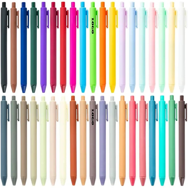 Retractable Ballpoint Pens in Macaron for Students Office