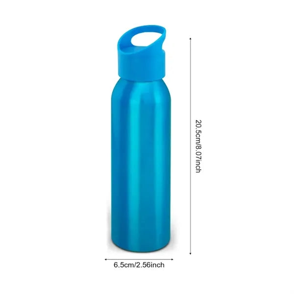 20Oz. Aluminum Sports Water Bottle with Carry Handle Cap