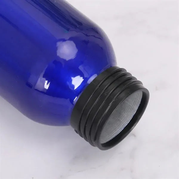 20Oz. Aluminum Sports Water Bottle with Carry Handle Cap