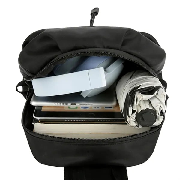 Anti-Theft Crossbody Sling Bag with Integrated Bottle Holder