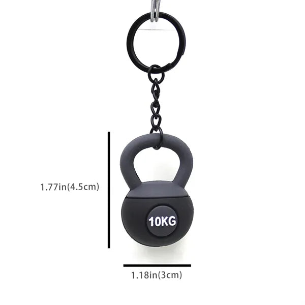 Kettlebell Keychain Fitness Accessory for Workout Enthusiast