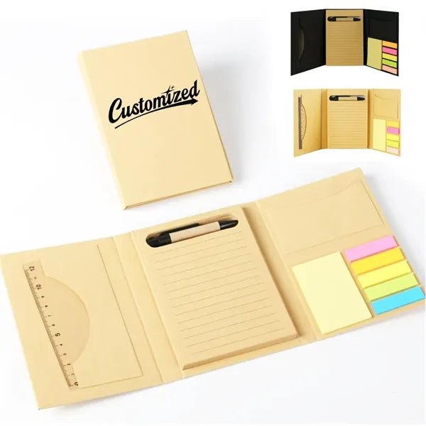 Desk Organizer with Notepad Sticky Notes