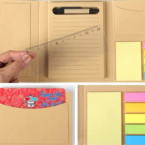 Desk Organizer with Notepad Sticky Notes