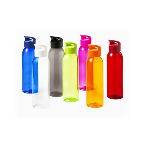 22Oz. Translucent Sports Water Bottle with Carry Loop Cap