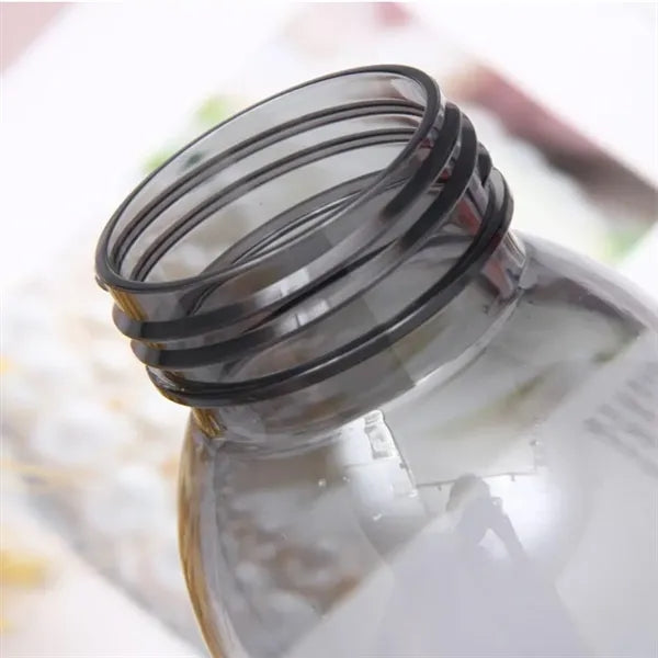 22Oz. Translucent Sports Water Bottle with Carry Loop Cap