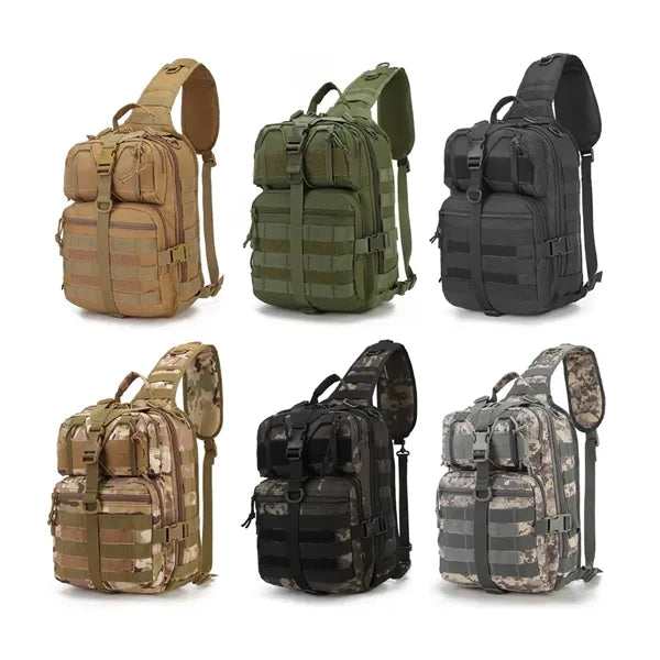 Military Tactical Outdoor MOLLE Sling Backpack Crossbody Bag