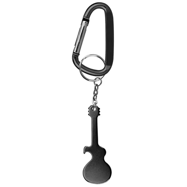 Guitar Bottle Opener with KeyChain Carabiner