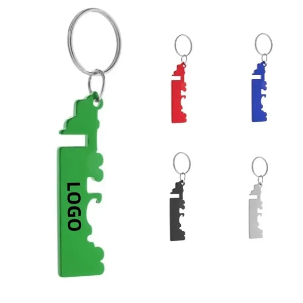 Advertising Truck Shape Bottle Opener KeyChain