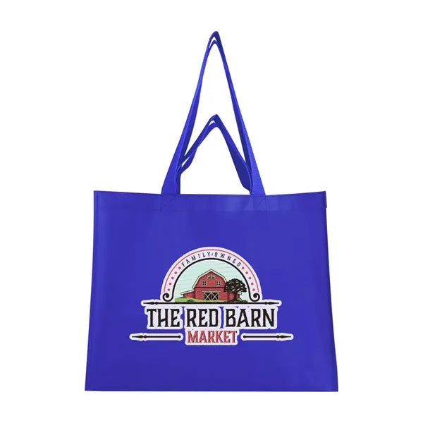 Matte Laminated Recycled Non-Woven Dual Handle Shopper To...