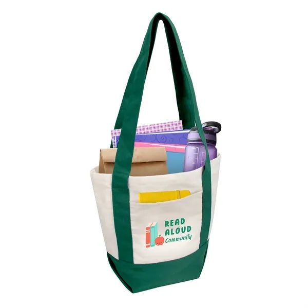 10 Oz Mini Cotton Canvas Boat Tote
