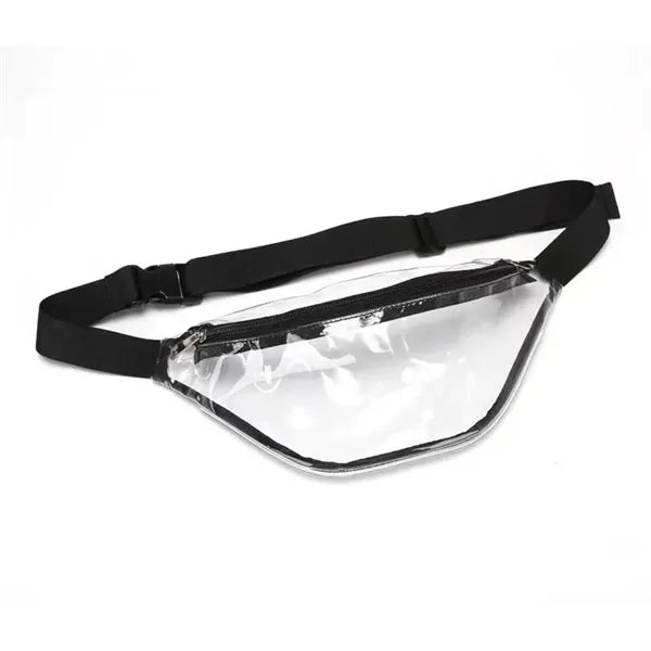 Transparent portable waist bag