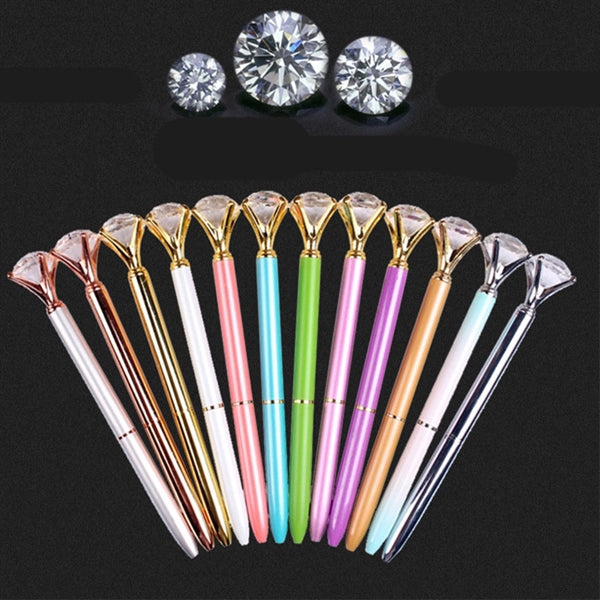 Diamond Rhinestones Crystal Metal Ballpoint Pen