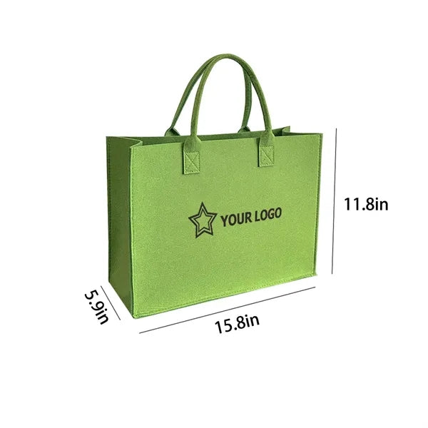 Logo Felt Tote Bags