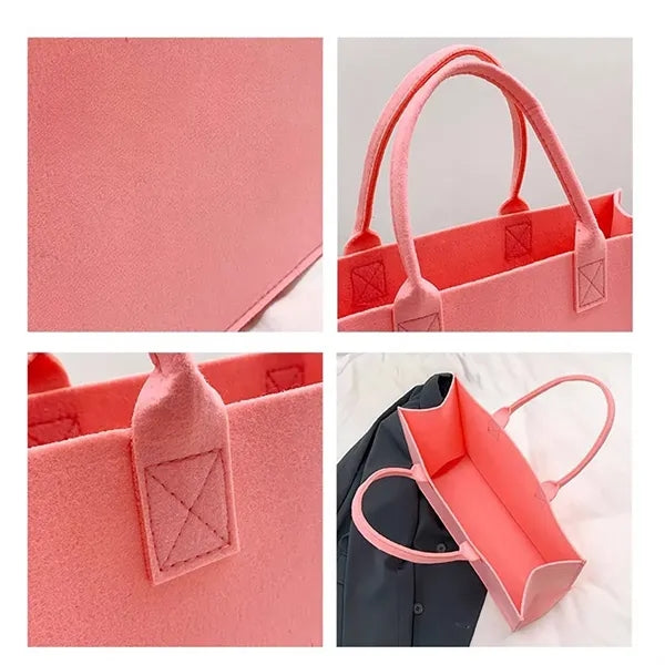 Logo Felt Tote Bags