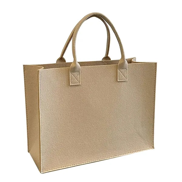 Logo Felt Tote Bags