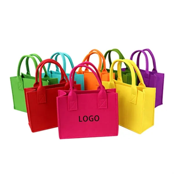 Gift felt handbag