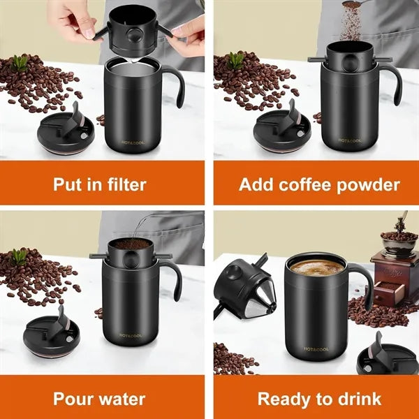 16oz Pour over Coffee Maker Set