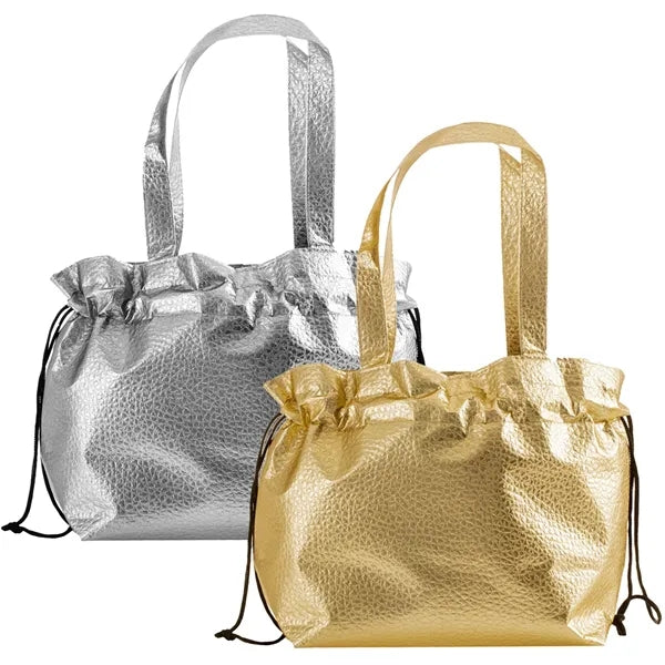 Laminated Croc Tote Bag