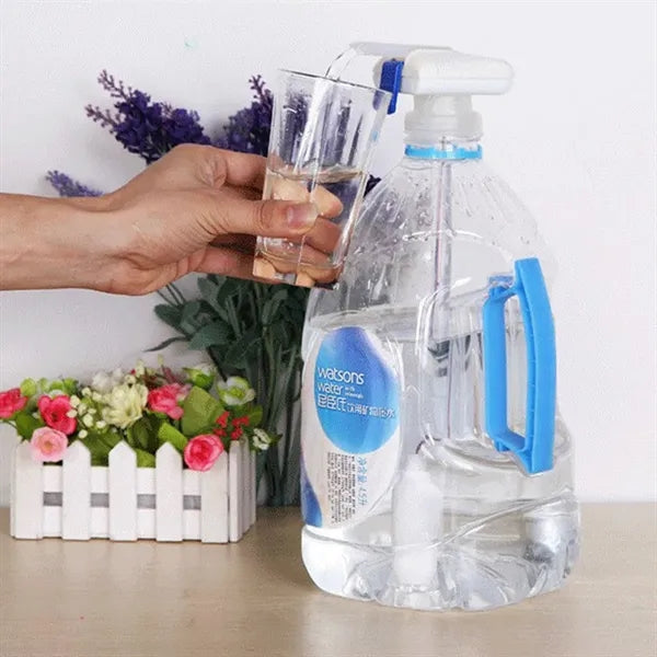 Electric Beverage Dispenser Pump With Automatic Straw Tap