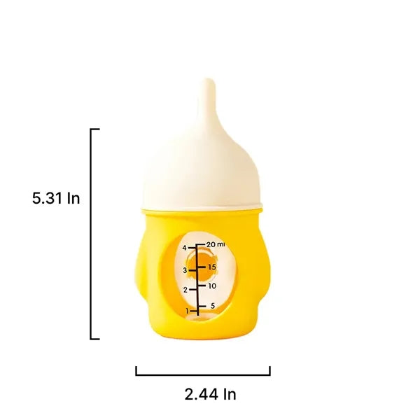 2.7oz Silicone Pet Feeding Bottle With Anti Choke Nipple