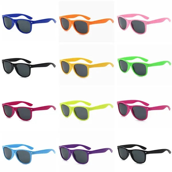 UV Protection Retro Durable Plastic Sunglasses