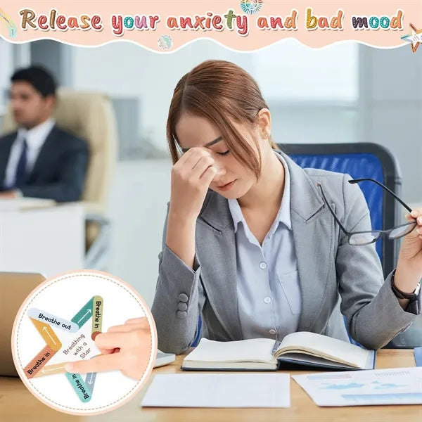 8 Pack Sensory Texture Strips For Stress Relief Focus