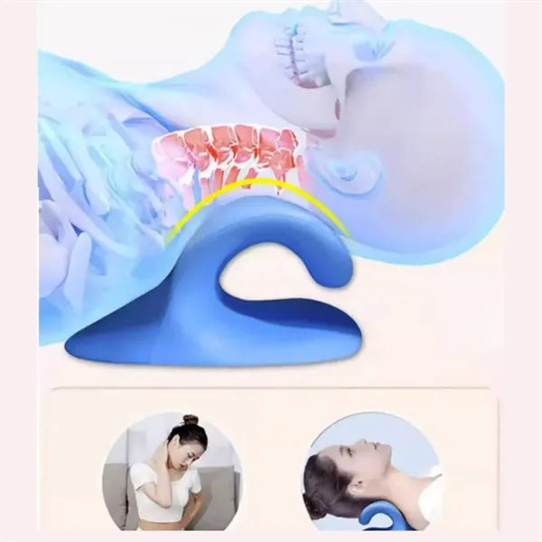 C Shape Neck Massager Pillow Cervical Stretcher Corrector