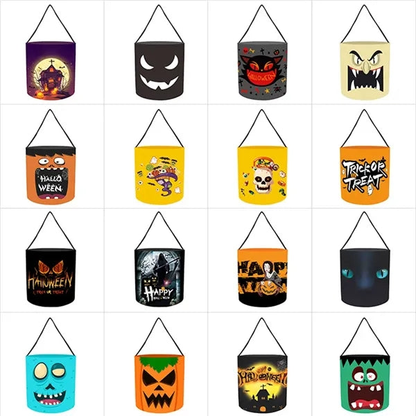 Party supplies decor trick or treat Halloween candy tote bag