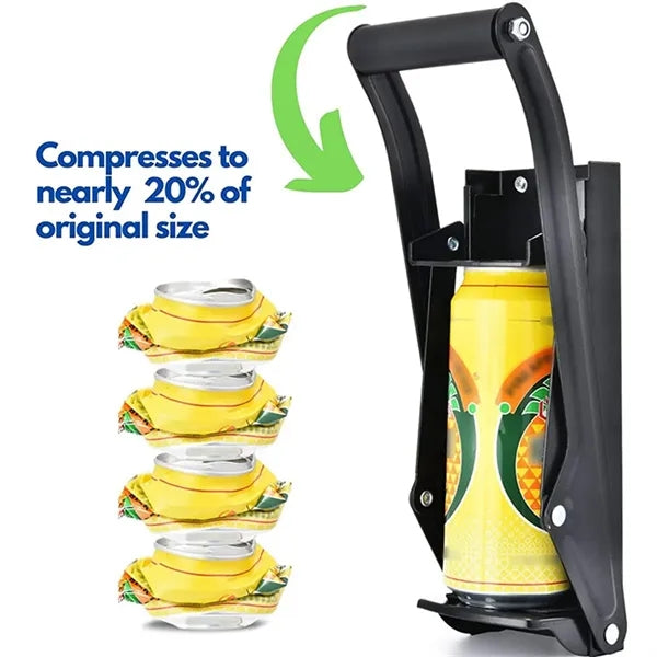 16oz Can Crusher Wall Mount Bottle Opener Hand Pull Tool